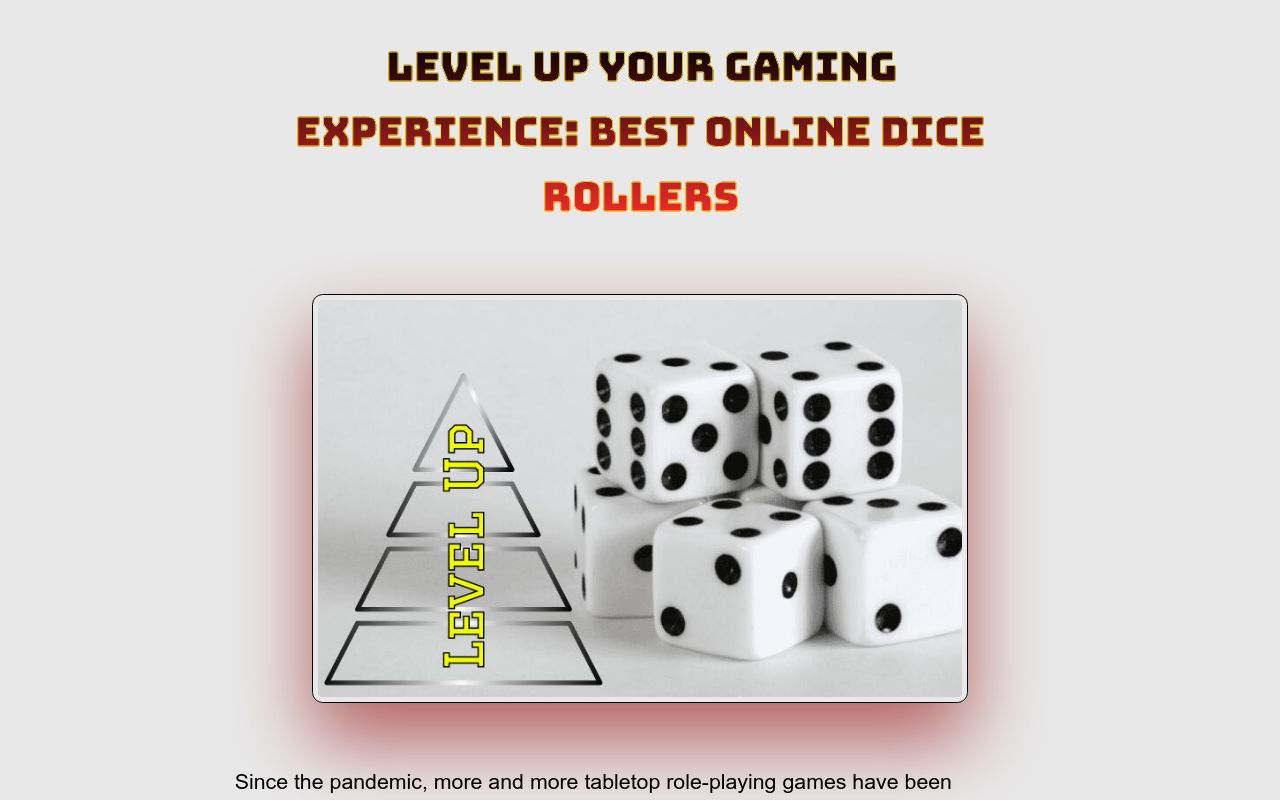 Randomness Dice Virtual Free Random Dice Roller: Roll the Dice Online for Free